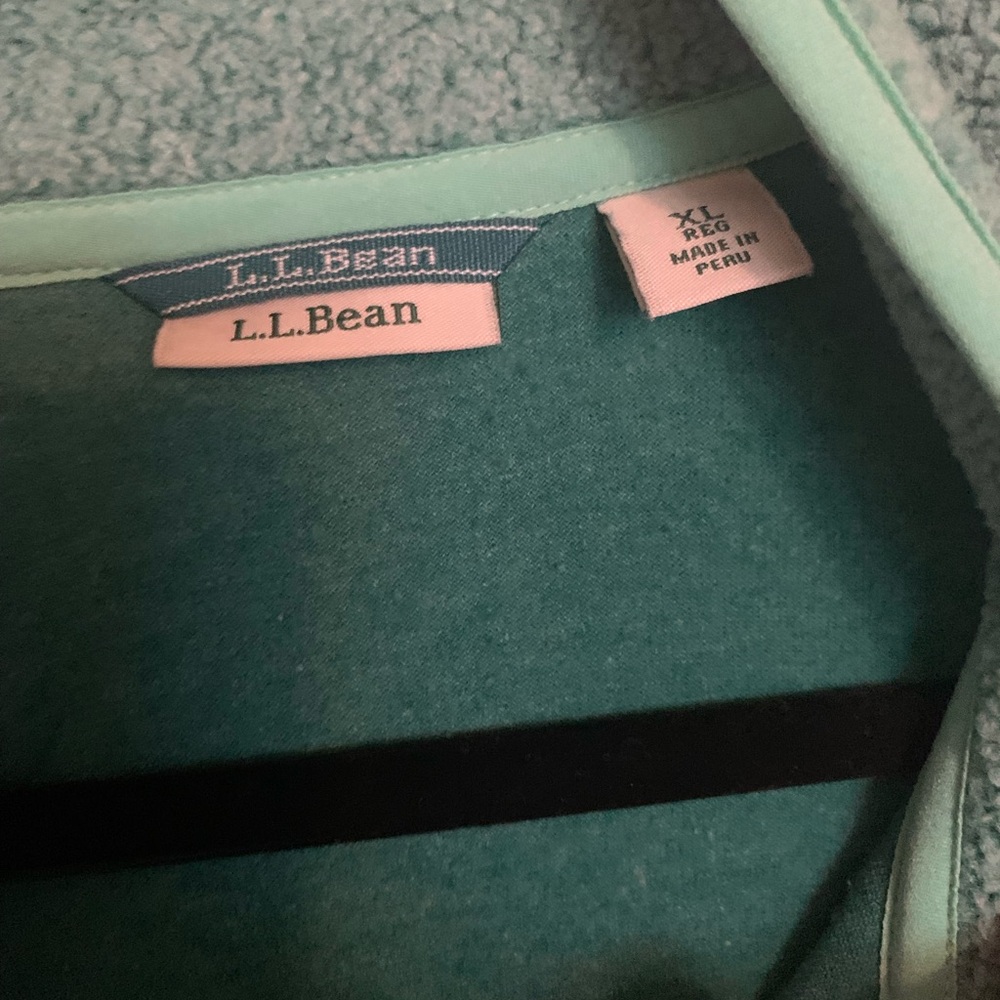 XL 3/4 LL Bean Button Up Fleece